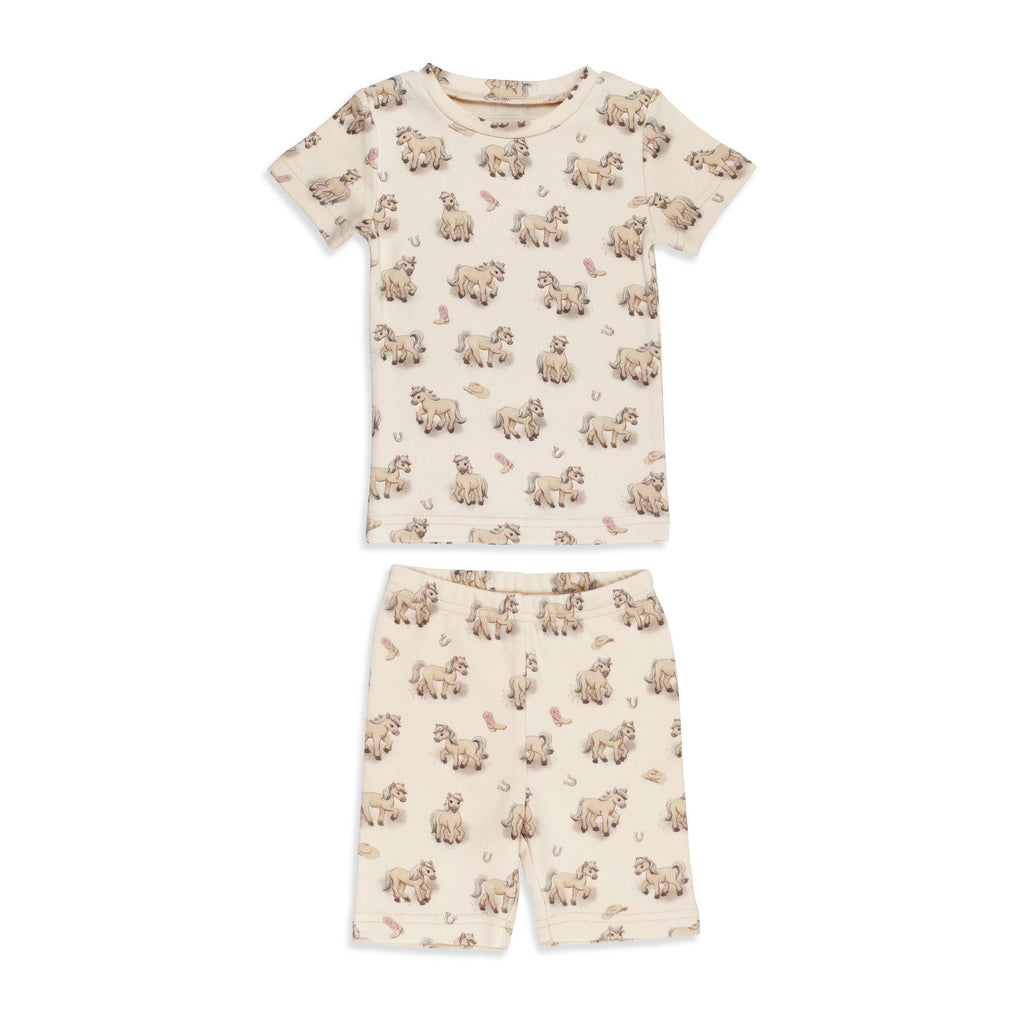 Blush Boots | Kids' Organic PJ Set