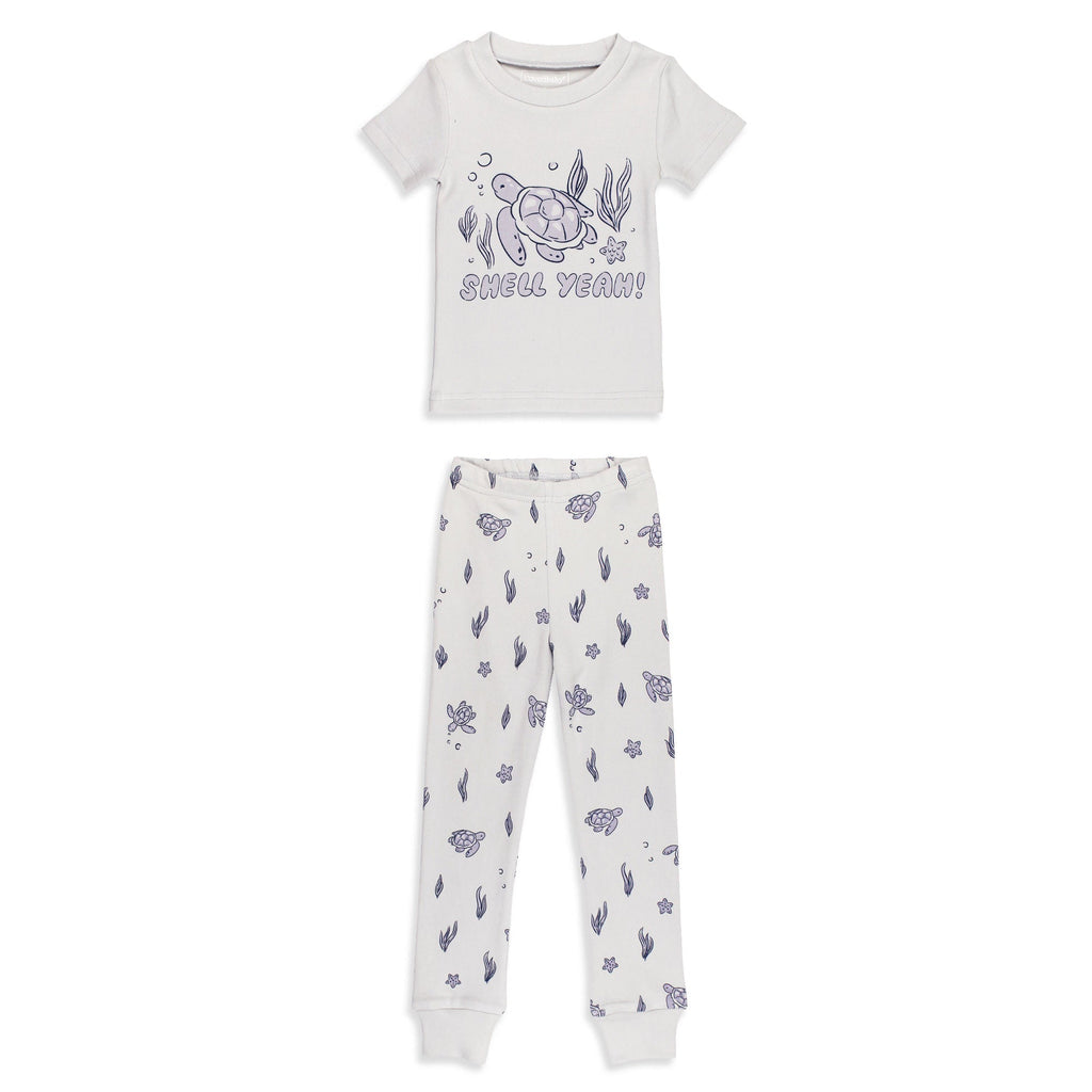 Sea Turtle | Kids' Organic S/Sleeve PJ Set