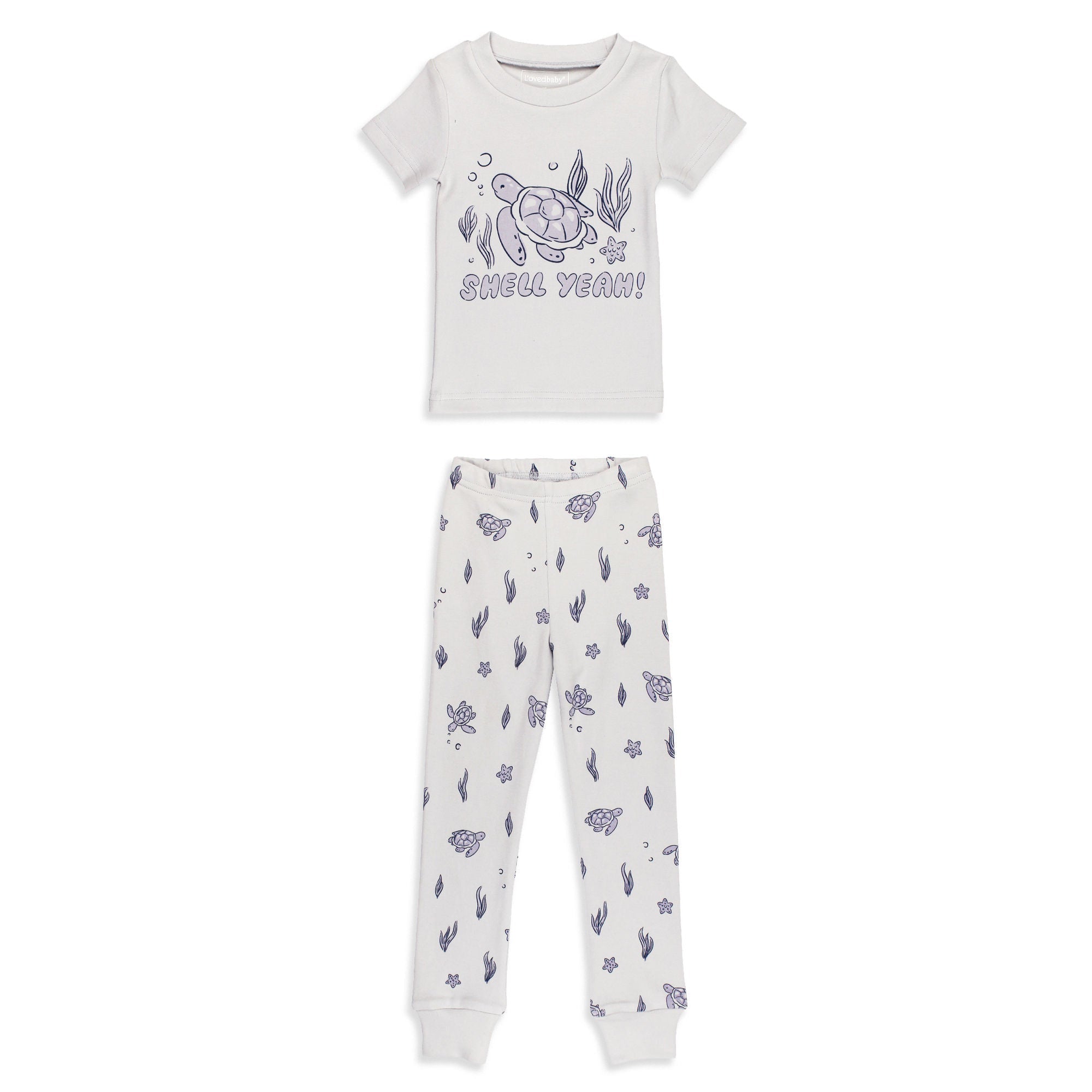 Sea Turtle | Kids' Organic S/Sleeve PJ Set