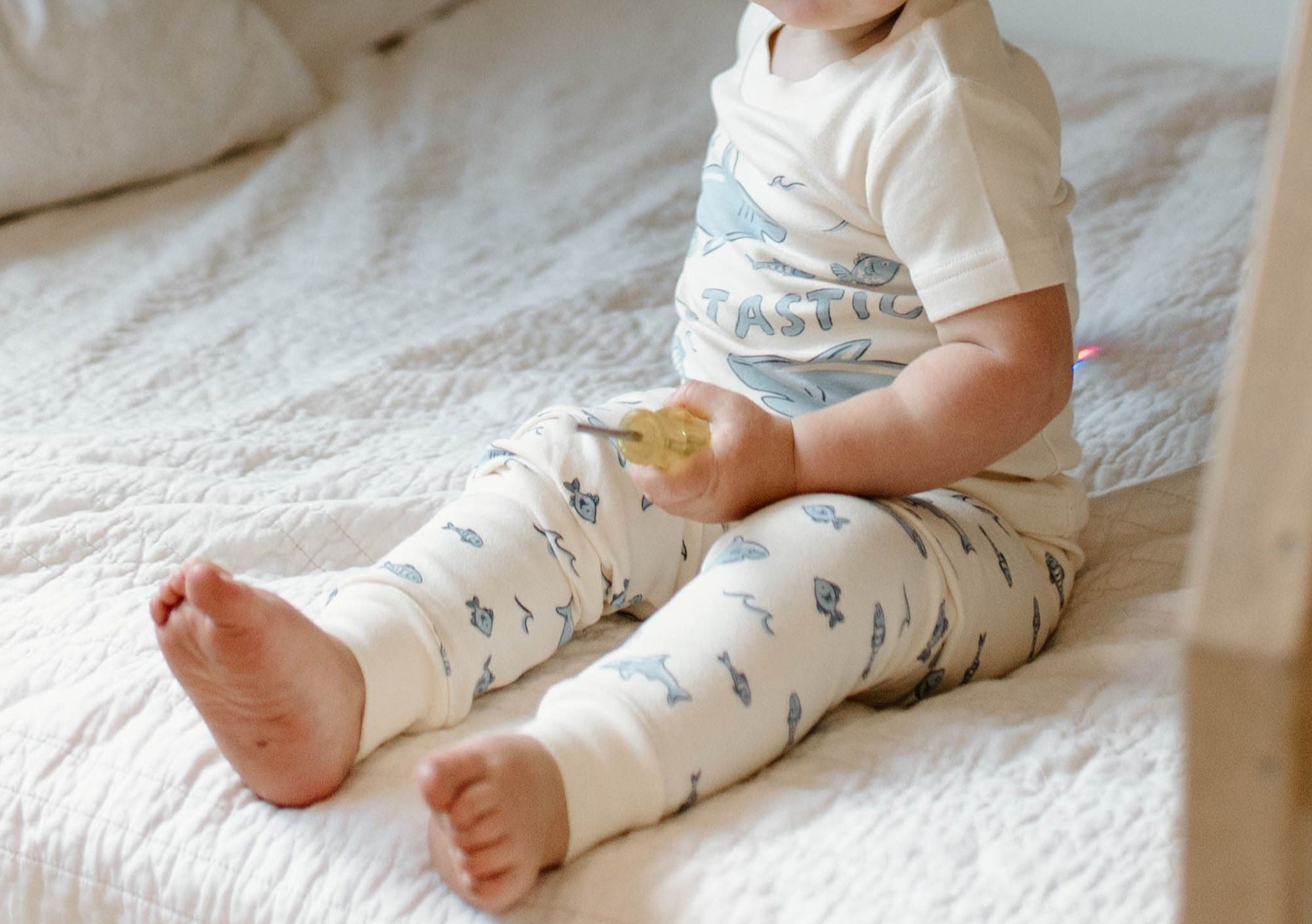Shark | Kids' Organic S/Sleeve PJ Set