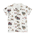 Farm Friends | Kids' Organic Button-Up S/Sleeve