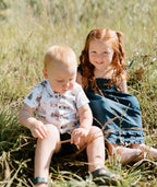 Farm Friends | Kids' Organic Button-Up S/Sleeve