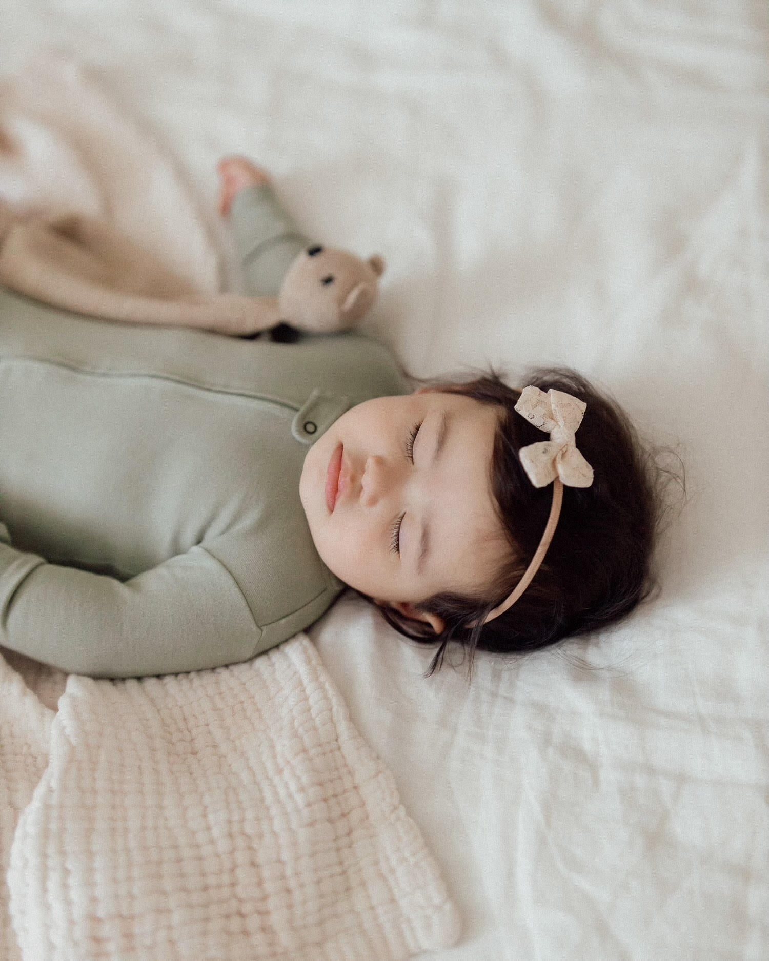 Seafoam | Organic Zipper Footie