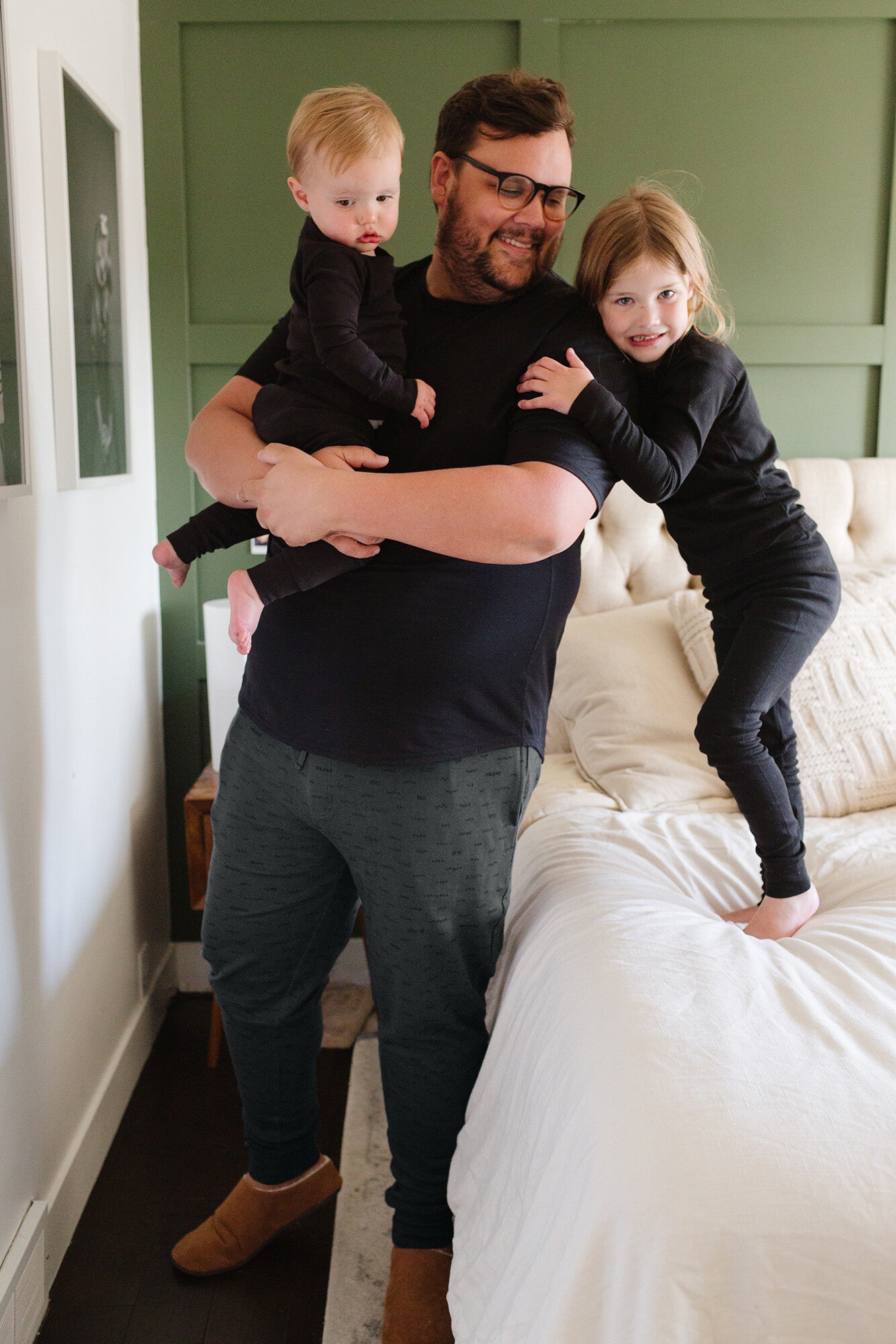 Charcoal | Organic Dad Joggers