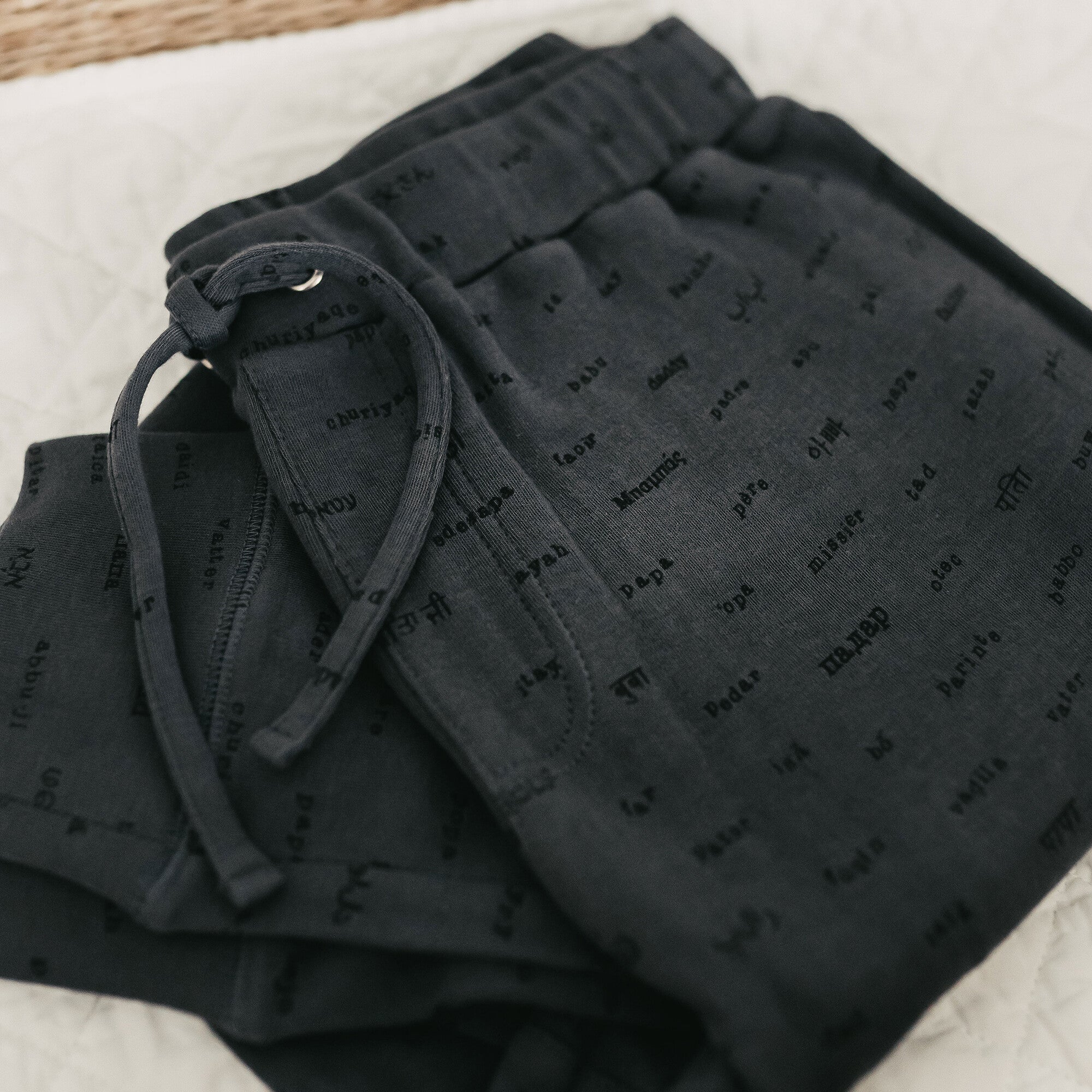 Charcoal | Organic Dad Joggers