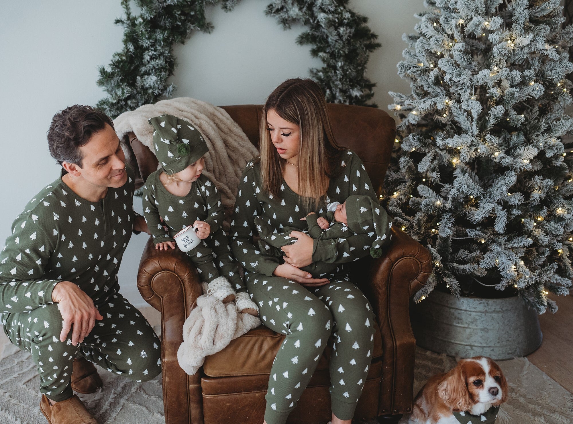 Frosty Pine | Men's Holiday Thermal PJ & Cap Set