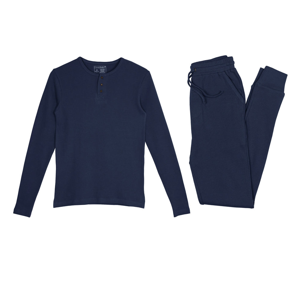 Midnight | Men's Organic Thermal Lounge Set
