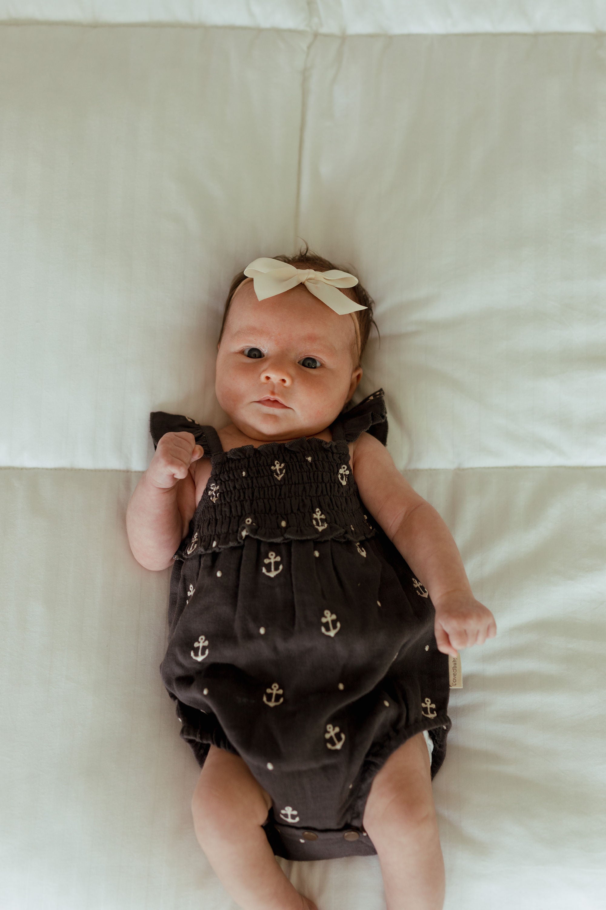 Chia Anchor | Organic Muslin Sleeveless Bodysuit