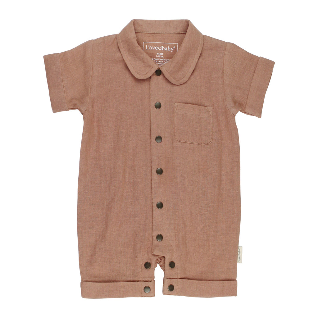 Adobe | Organic Muslin S/Sleeve Coverall