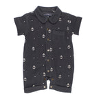 Chia Anchor | Organic Muslin S/Sleeve Coverall