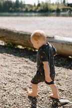 Chia Anchor | Organic Muslin S/Sleeve Coverall