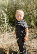 Chia Anchor | Organic Muslin Tee & Harem Pant Set
