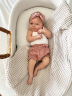 White | Organic Criss-Cross Bodysuit