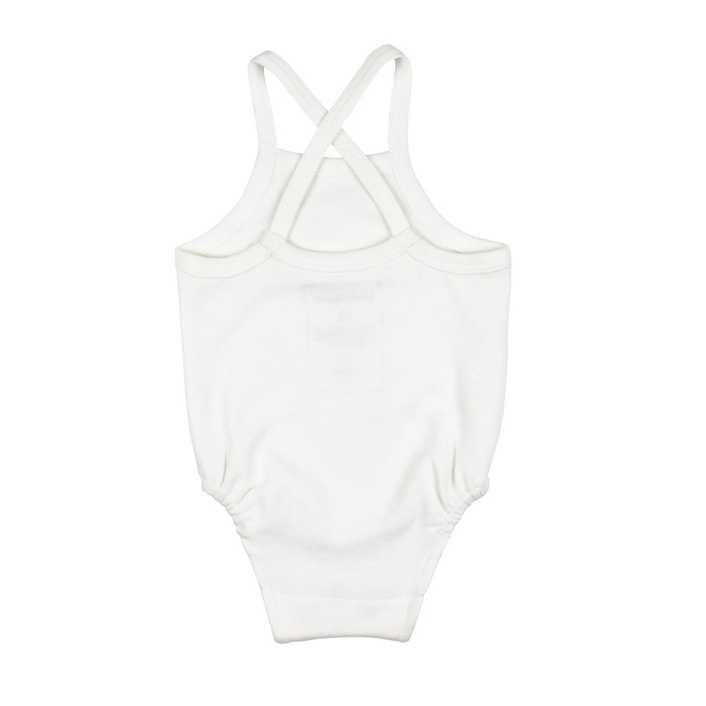 White | Organic Criss-Cross Bodysuit