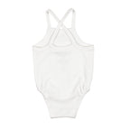 White | Organic Criss-Cross Bodysuit