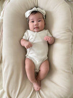 Stone | Organic Short-Sleeve Kimono Bodysuit