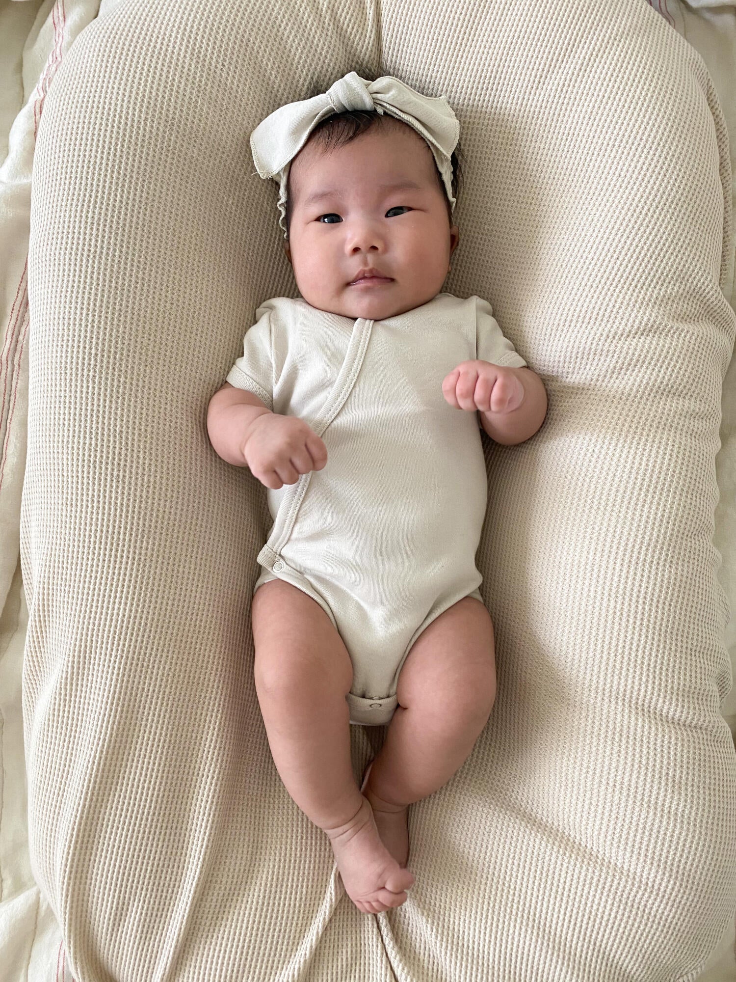 Stone | Organic Short-Sleeve Kimono Bodysuit