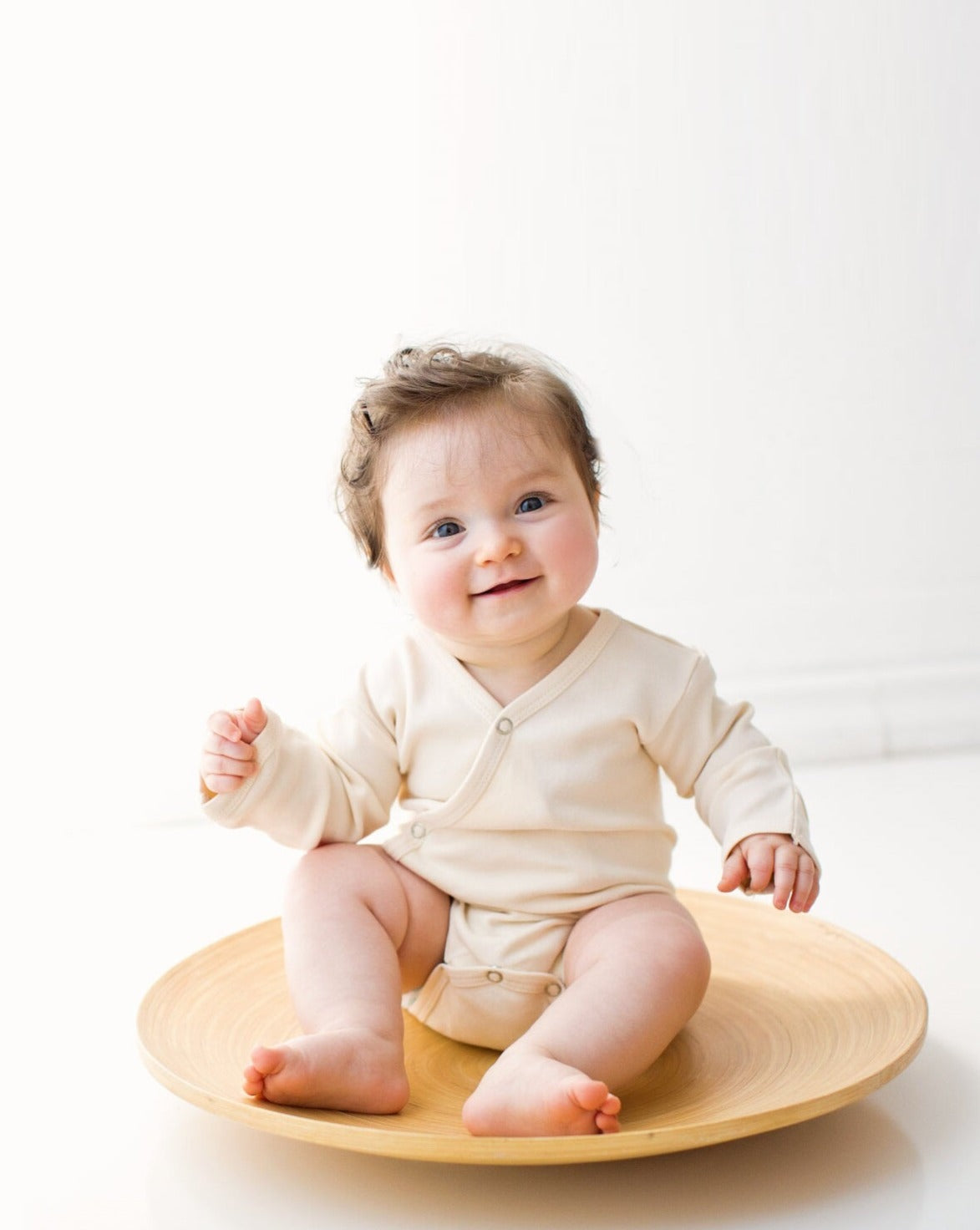 Buttercream | Organic Kimono Bodysuit