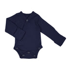 Navy | Organic Kimono Bodysuit