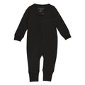 Black | Organic Zipper Romper