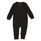 Black | Organic Zipper Romper
