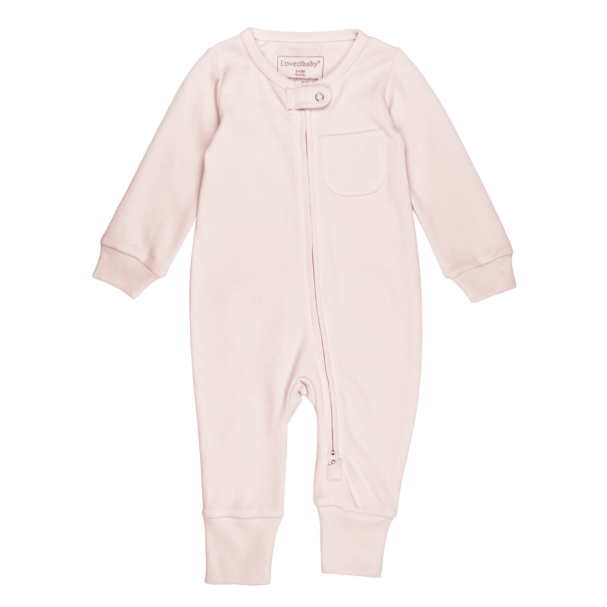 Blush | Organic Zipper Romper