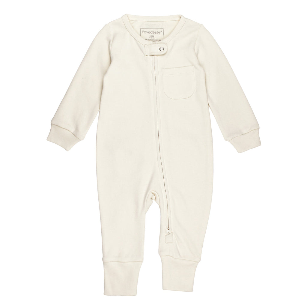 Buttercream | Organic Zipper Romper