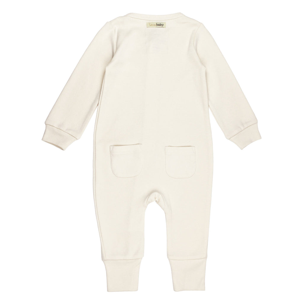 Buttercream | Organic Zipper Romper