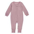 Lavender | Organic Zipper Romper