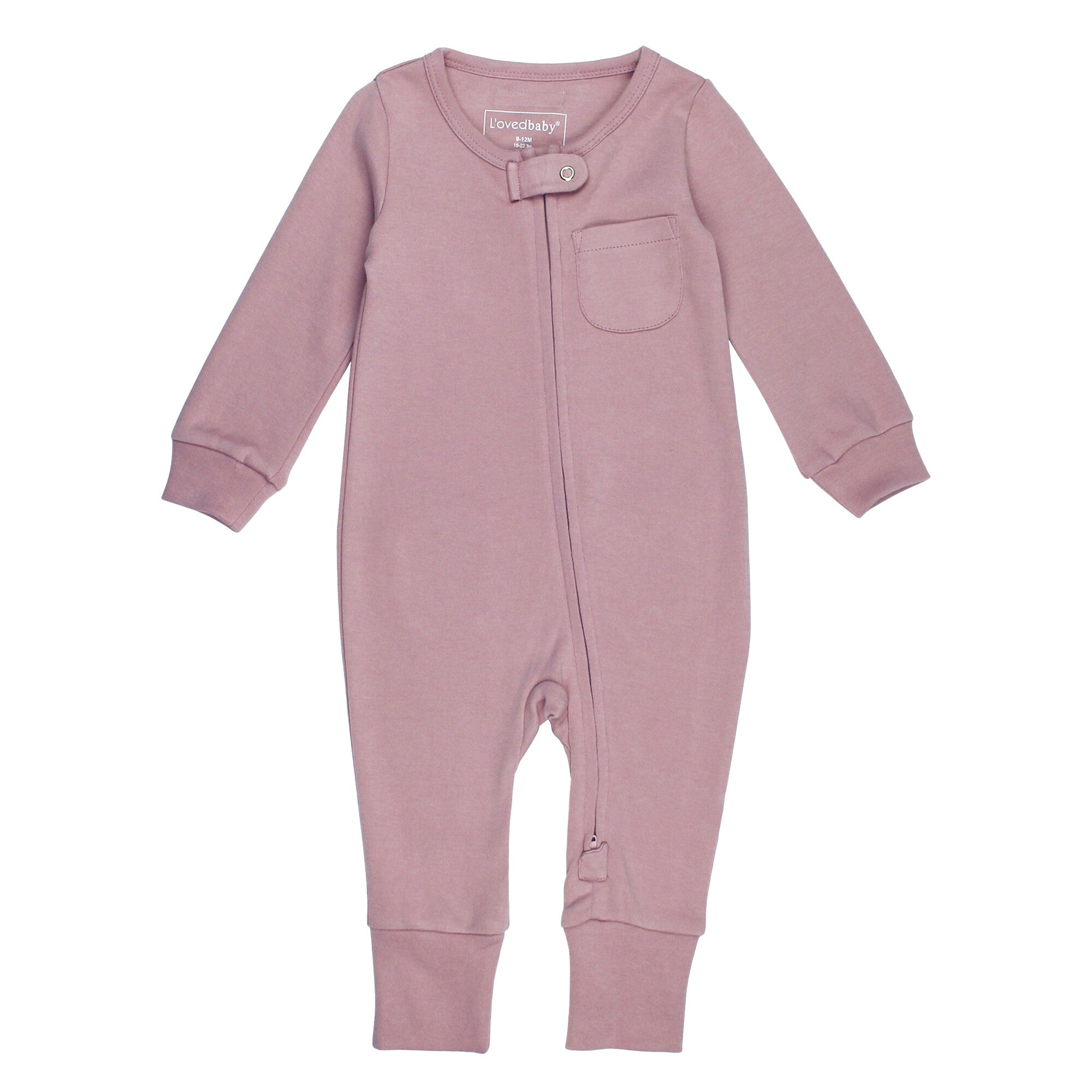 Lavender | Organic Zipper Romper