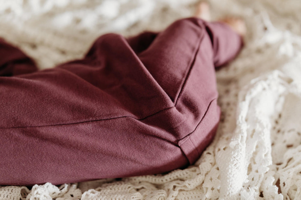 Plum | Organic Zipper Romper