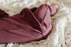 Plum | Organic Zipper Romper