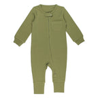 Sage | Organic Zipper Romper