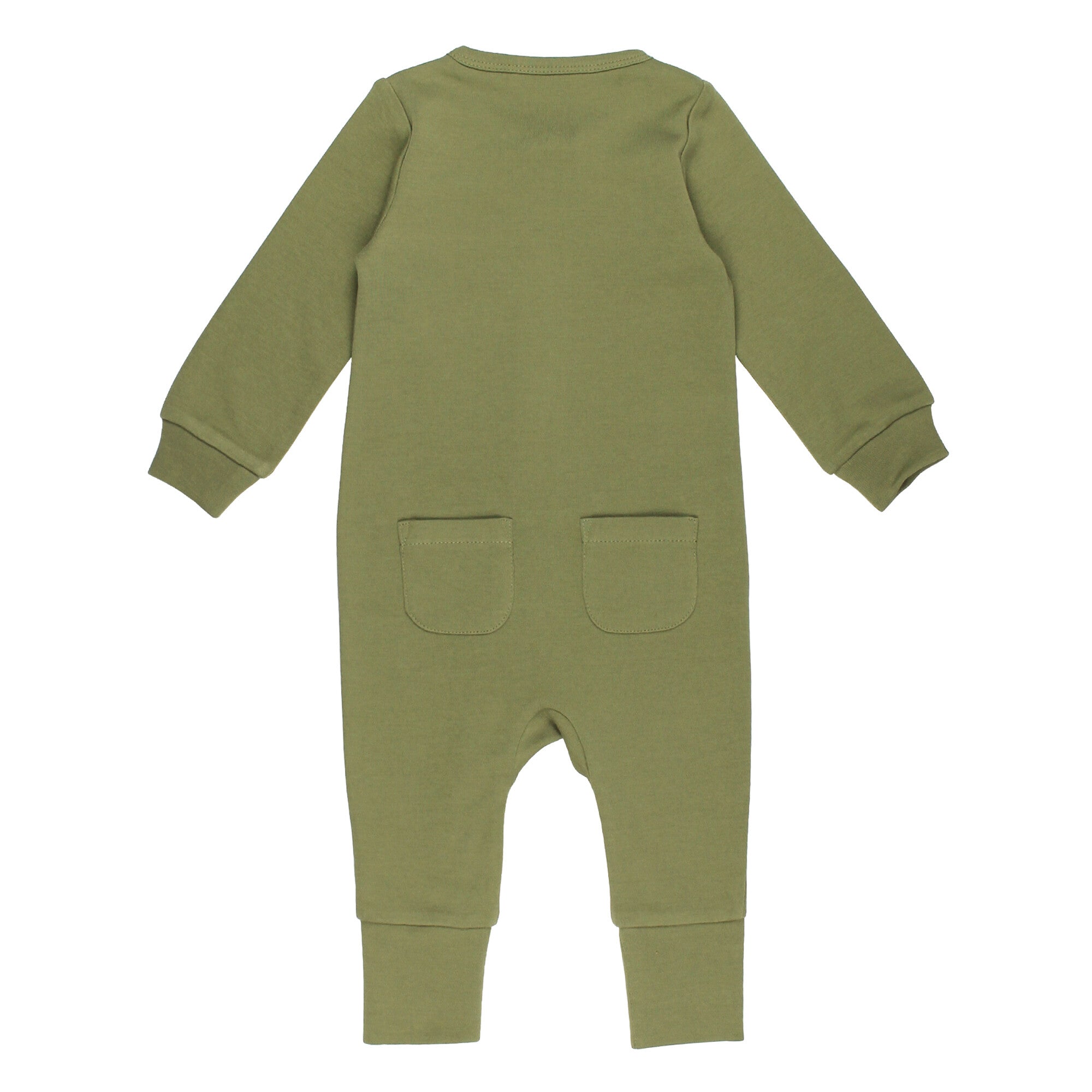 Sage | Organic Zipper Romper