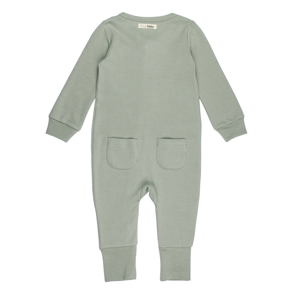 Seafoam | Organic Zipper Romper