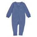 Slate | Organic Zipper Romper