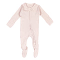 Blush | Organic Zipper Footie