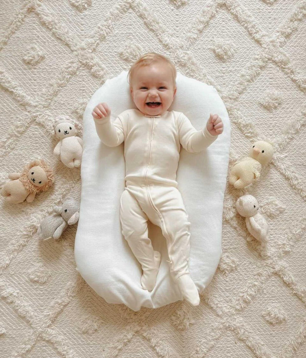 Buttercream | Organic Zipper Footie