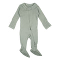 Seafoam | Organic Zipper Footie