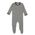 Gray/Beige | Organic Snap Footie
