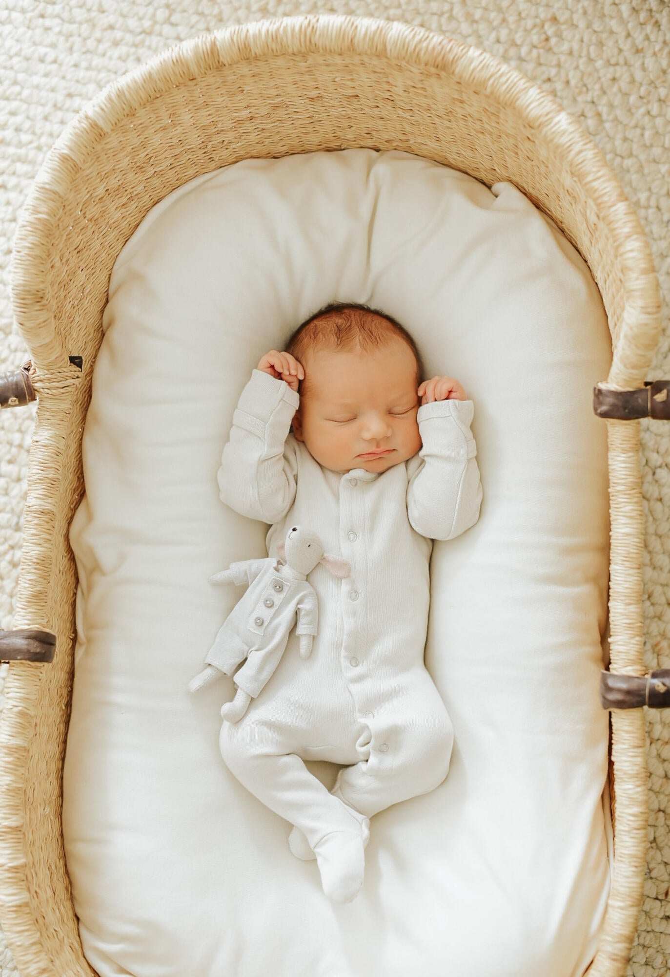 White | Organic Snap Footie