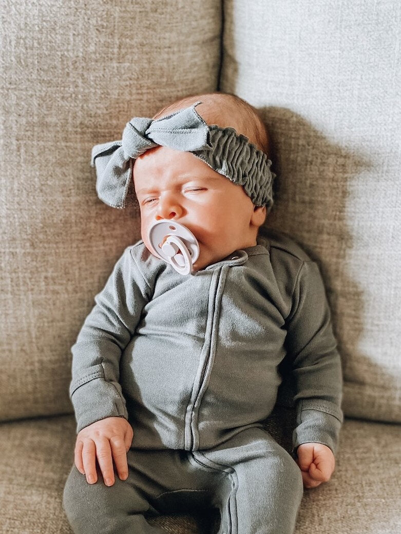 Black & White | Organic Smocked Headband 3-Pack