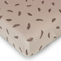 Oatmeal Feather | Organic Crib Sheets