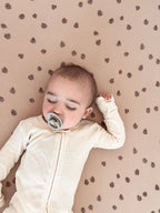 Oatmeal Pinecone | Organic Crib Sheets
