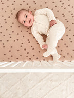 Oatmeal Pinecone | Organic Crib Sheets