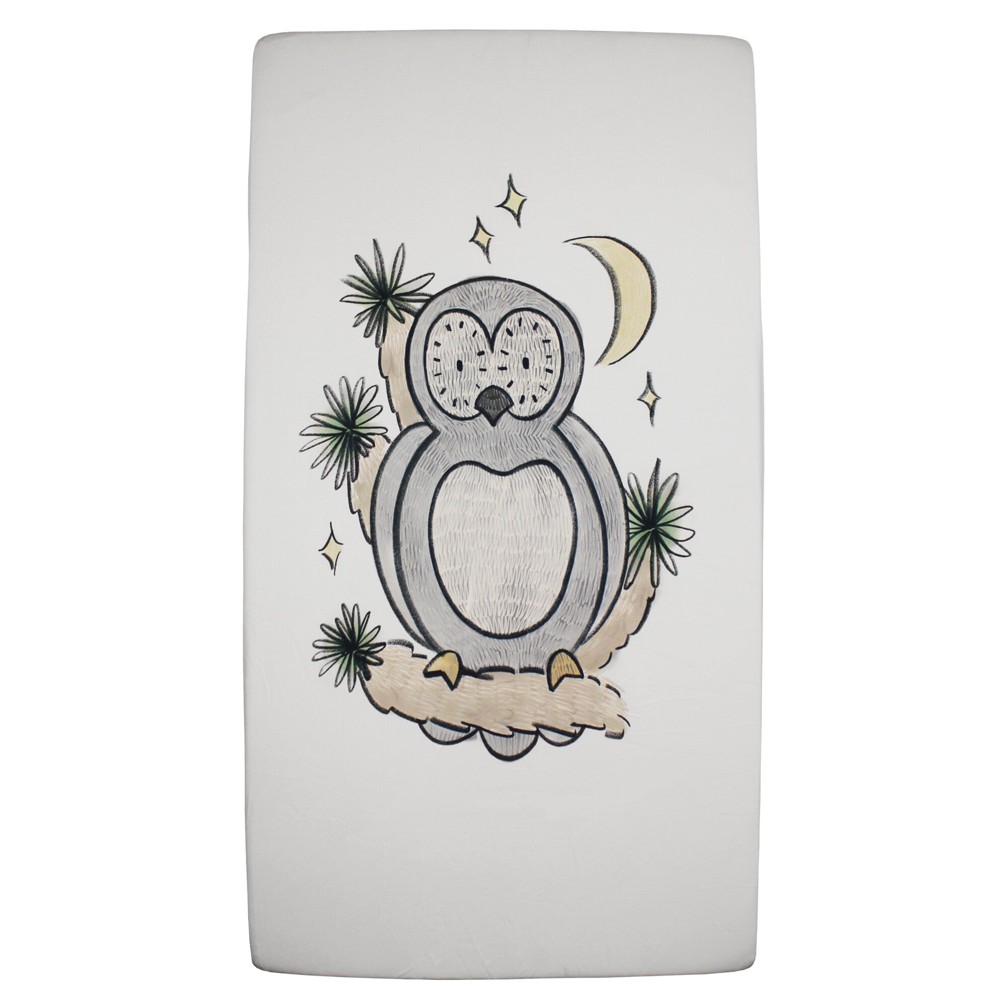 Owl Hoo? Graphic | Organic Crib Sheets