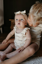 Howdy | Organic Bowtie Shoulder Bodysuit