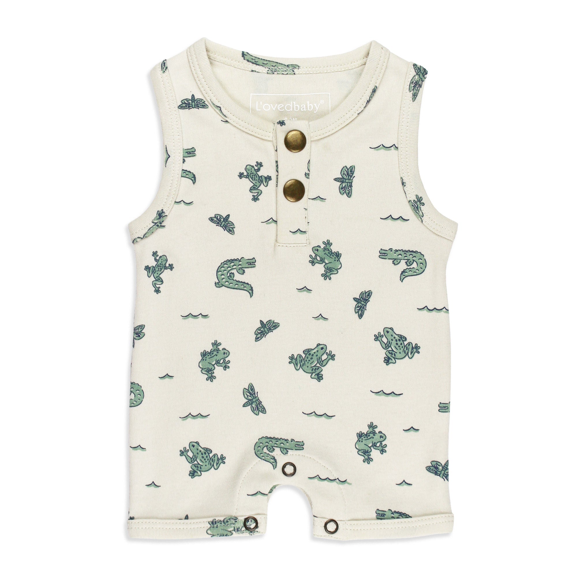 Alligator | Organic Unisex Bubble Romper