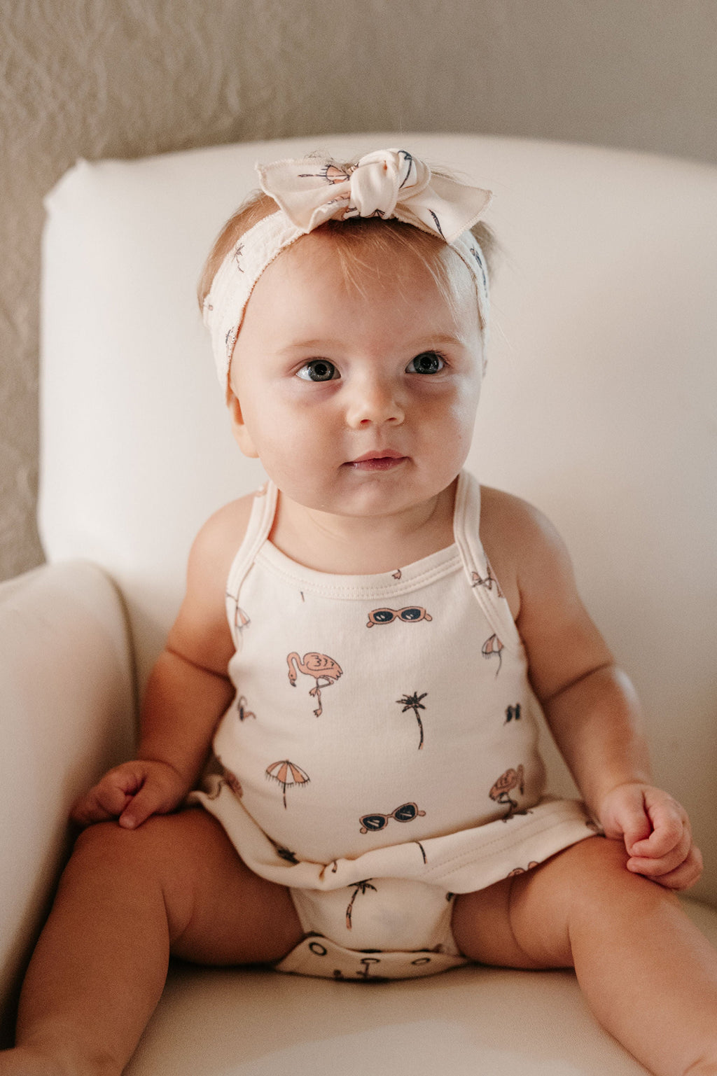 Flamingo | Skirted X-Back Bodysuit