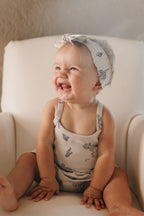Sea Turtle | Skirted X-Back Bodysuit